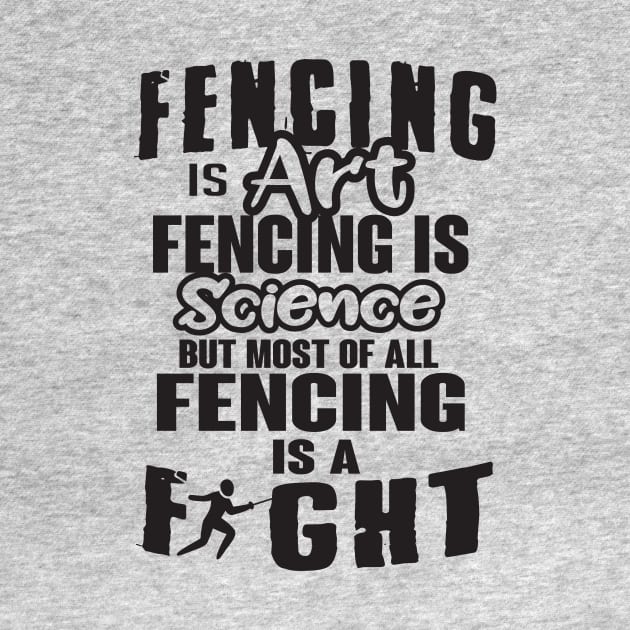 Fencing is a fight by nektarinchen